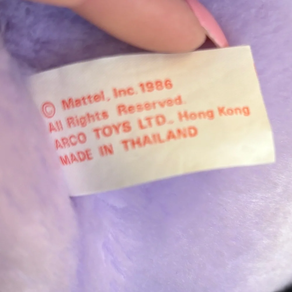 Mattel, Inc. Vintage 1986 Barbie Soft Sparkles Cat Stuffed Animal Retro - Picture 8 of 10